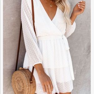 Milan Tiered Swiss Dot Dress